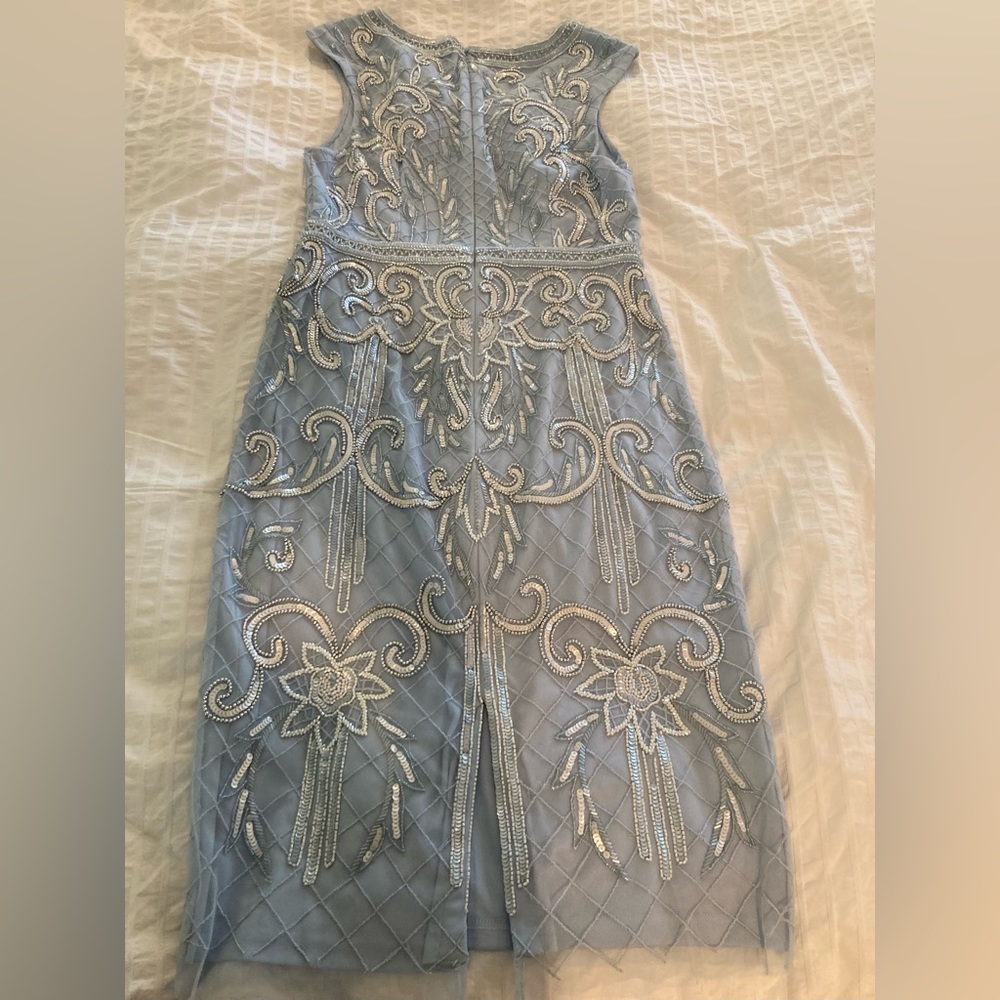 Aidan Mattox - Blue sequin dress - Size 10 - worn once - Picture 4 of 4